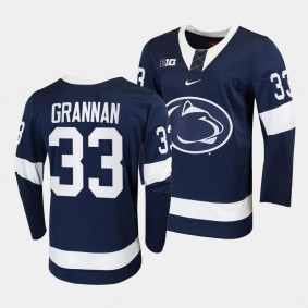 Penn State Nittany Lions Noah Grannan College Hockey Navy 2023-24 Replica Jersey