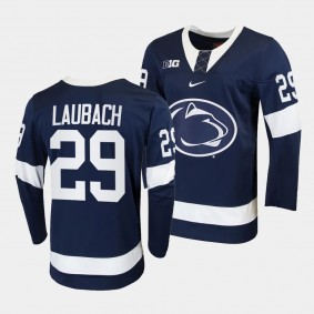 Penn State Nittany Lions Reese Laubach College Hockey Navy 2023-24 Replica Jersey