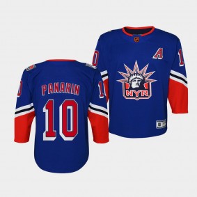 Artemi Panarin New York Rangers Youth Jersey 2022 Special Edition 2.0 Blue Replica Jersey