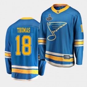 Robert Thomas #18 Blues 2019 Stanley Cup Champions Alternate Jersey Men's