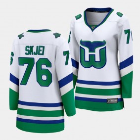 Brady Skjei Carolina Hurricanes Whalers Women Premier Breakaway 76 Jersey