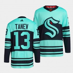 Reverse Retro 2.0 Seattle Kraken Brandon Tanev #13 Ice Blue Authentic Primegreen Jersey 2022