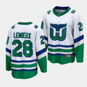 Carolina Hurricanes Brendan Lemieux Whalers White Premier Breakaway Jersey Men's