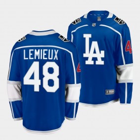 Brendan Lemieux Los Angeles Kings LA Kings Night Royal Jersey #48 Exclusive