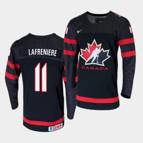 Alexis Lafreniere Canada Team 2020 IIHF World Junior Championship Black Jersey