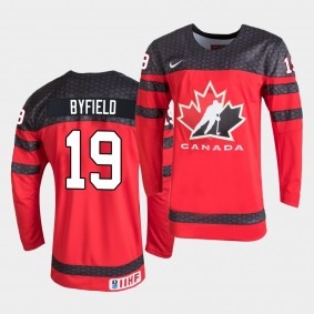 Quinton Byfield Canada Team 2020 IIHF World Junior Championship Red Jersey