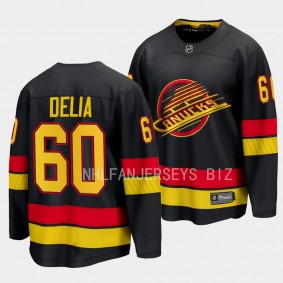 Vancouver Canucks Collin Delia 2023-24 Alternate Black Breakaway Player Jersey Men's