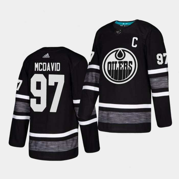 Oilers #97 Connor McDavid 2019 NHL All-Star Authentic Black Jersey