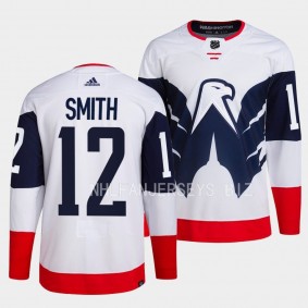 Craig Smith #12 Washington Capitals 2023 NHL Stadium Series White Jersey Authentic