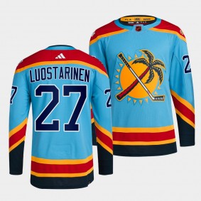 Reverse Retro 2.0 Eetu Luostarinen Florida Panthers Authentic Primegreen #27 Blue Jersey 2022