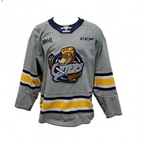 Erie Otters 25th Anniversary Logo OHL Replica Jersey Gray