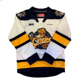 Erie Otters Primary Logo OHL Replica Jersey White