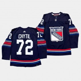 New York Rangers 2023-24 Alternate Filip Chytil #72 Navy Jersey Authentic Pro