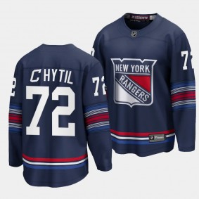 New York Rangers Filip Chytil 2023-24 Alternate Navy Premier Breakaway Player Jersey Men's