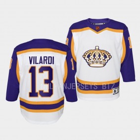 Los Angeles Kings Gabriel Vilardi 2022 Special Edition 2.0 White #13 Youth Jersey Retro