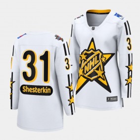 New York Rangers Igor Shesterkin 2024 NHL All-Star Game Breakaway Women White Jersey