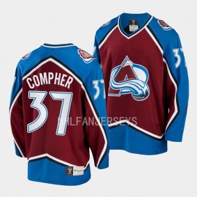 Colorado Avalanche J.T. Compher Heritage Burgundy Premier Breakaway Jersey Men's