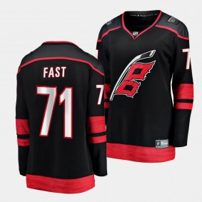 Jesper Fast Carolina Hurricanes Home Women Breakaway Player 71 Jersey