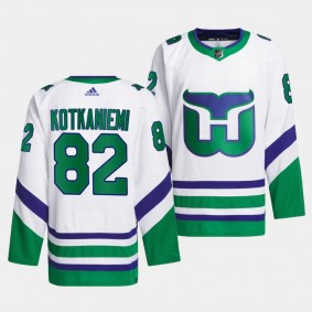 Jesperi Kotkaniemi Carolina Hurricanes Whalers White #82 Primegreen Jersey Men's