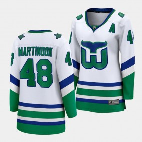 Jordan Martinook Carolina Hurricanes Whalers Women Premier Breakaway 48 Jersey