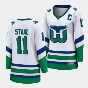 Jordan Staal Carolina Hurricanes Whalers Women Premier Breakaway 11 Jersey