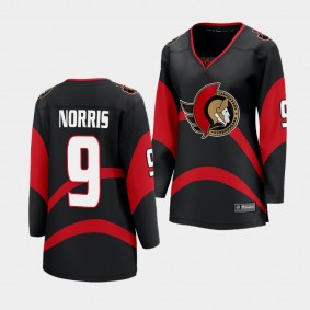 Josh Norris Ottawa Senators 2022 Special Edition 2.0 Women Breakaway 9 Jersey Retro