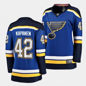 Kasperi Kapanen St. Louis Blues Home Women Breakaway Player 42 Jersey