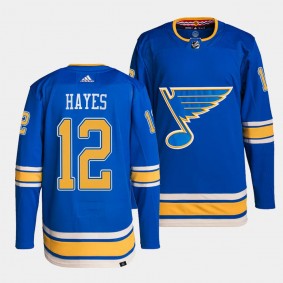 Kevin Hayes St. Louis Blues Alternate Blue #12 Primegreen Authentic Pro Jersey Men's