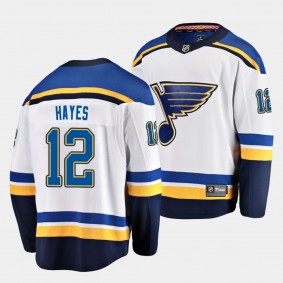 St. Louis Blues Kevin Hayes Away White Breakaway Player Jersey Men's