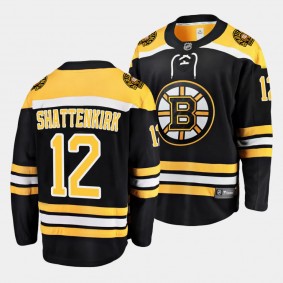 Boston Bruins Kevin Shattenkirk Home Black Breakaway Player Jersey Men's