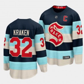 Seattle Kraken 2024 NHL Winter Classic Blue Breakaway Player Jersey Men's