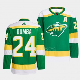 Reverse Retro 2.0 Matt Dumba Minnesota Wild Authentic Pro #24 Green Jersey 2022