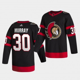 Matt Murray #30 Senators 2020-21 Home Authentic Black Jersey