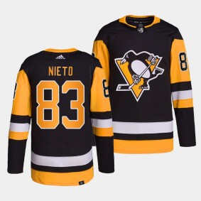 Pittsburgh Penguins Authentic Pro Matt Nieto #83 Black Jersey Home