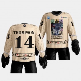 Mick Thompson Chicago Steel #14 Cream Taylor Swift Eras Night Jersey USHL Special