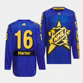 2024 NHL All-Star Game Toronto Maple Leafs Mitch Marner #16 Blue drew house Jersey
