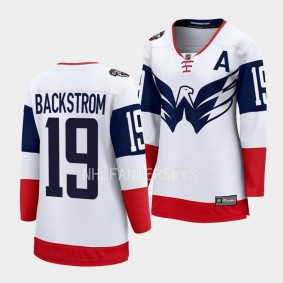 Nicklas Backstrom Washington Capitals 2023 NHL Stadium Series Women Breakaway Player 19 Jersey