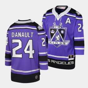 Phillip Danault Los Angeles Kings 2002 Blue Line Player Purple #24 Jersey