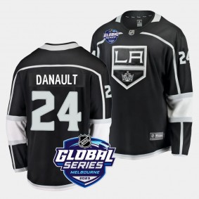 2023 Global Series Phillip Danault Jersey Los Angeles Kings Black #24 Home Men's