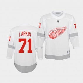 Dylan Larkin Detroit Red Wings 2021 Reverse Retro White Special Edition Youth Jersey