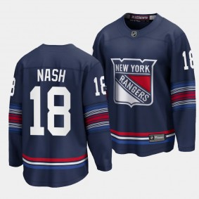 New York Rangers Riley Nash 2023-24 Alternate Navy Premier Breakaway Player Jersey Men's