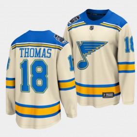 Robert Thomas St. Louis Blues 2022 Winter Classic Cream Bluenote Men Jersey