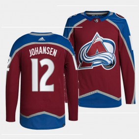 Ryan Johansen #12 Colorado Avalanche Home Burgundy Jersey Authentic Pro