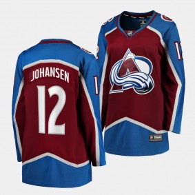 Ryan Johansen Colorado Avalanche Home Women Breakaway Player 12 Jersey