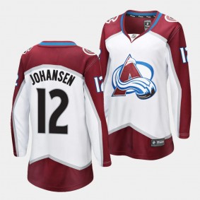 Colorado Avalanche Ryan Johansen Away Breakaway Player Women White Jersey