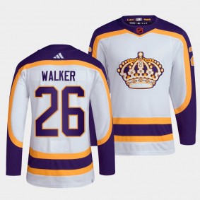 Los Angeles Kings 2022 Reverse Retro 2.0 Sean Walker #26 White Authentic Primegreen Jersey Men's