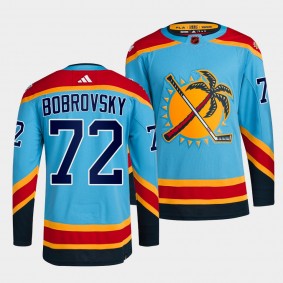 Reverse Retro 2.0 Sergei Bobrovsky Florida Panthers Authentic Primegreen #72 Blue Jersey 2022