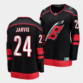 Seth Jarvis Carolina Hurricanes Home Women Breakaway Player 24 Jersey