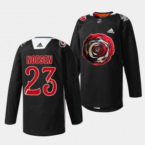 Carolina Hurricanes 2024 Black Excellence Stefan Noesen #23 Black Jersey Limited Edition