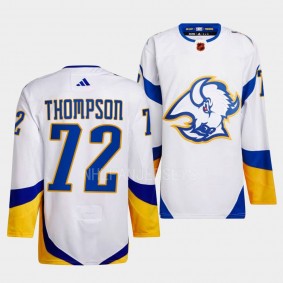 Reverse Retro 2.0 Buffalo Sabres Tage Thompson #72 White Authentic Primegreen Jersey 2022